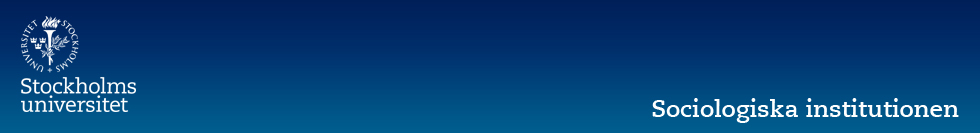 Sociologiska institutionen och Demografiska enheten